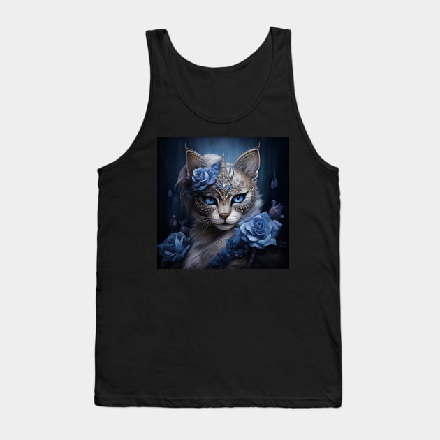 Royal Bengal Cat Tank Top by Enchanted Reverie